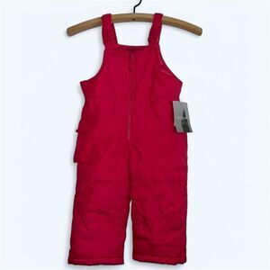 London Fog Toddler Size 2T Ski Bibs Sledding Tubing Gear Snow Wear Pink